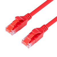 ナカバヤシ カテゴリー6A　柔らかシリコンLANケーブル　レッド　5m C6AーSL050R 1個