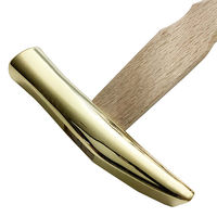 金井産業 板金ハンマー ステン武力屋 角蛇曲ショート ゴールド 21 250mm 1本（直送品）