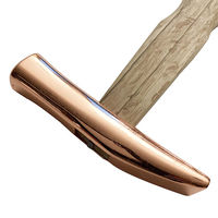 金井産業 板金ハンマー ステン武力屋 角蛇曲ショート ブロンズ 21 250mm 1本（直送品）