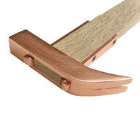 金井産業 舞台屋鎚ハンマー(ナグリ)四角 250mm ブロンズ ショート ショートグリップ 1本（直送品）