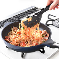 アーネスト トング 穴あき すくえる ブラック ベルフィーナ Aー77438 1個