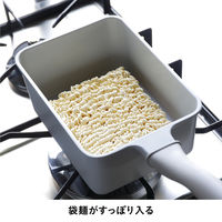 シービージャパン Supot 深型四角フライパン 13×18cm グレー 4573306873488 1個