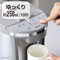 YAMAZEN 電動ポット 大容量 5.3L マイコン式 給湯速度3段階 保温4段階 空焚き防止 YPA-M530(H) 1台