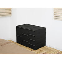 吉川国工業所 クロゼット・システム 引出し(S)4個組 ABk CS-D1*4P_ABk 1セット