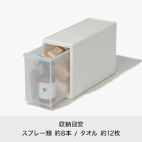 吉川国工業所 組み合わせて使える収納ケース スリムL3個組 AW MOS-04L*3P_AW 1セット