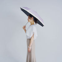 コジット 折り畳み傘 晴雨兼用 3段 コンパクト ラベンダー 4969133920226 1本　紫外線、近赤外線99.9%カット