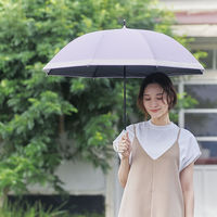 サンブロックラボ 傘遮夏クール傘 ロング ラベンダー 1本 紫外線近赤外線99.9%カット UPF50+ 日傘 コジット