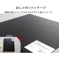 FSC ガラスマウスパッド　滑り止め付き　＜ブラック＞ HKWーMOUSEPADーBK 1枚