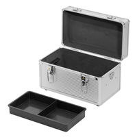 JEJアステージ　アルミツールボックス トレー付 ALーB295 シルバー　　1個