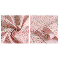 日本紐釦貿易 花柄プリント ブロード生地 巾112cm×6m切売カット グリーン系 B6100Z-3-1-6M 1セット(巾112cm×6m（直送品）