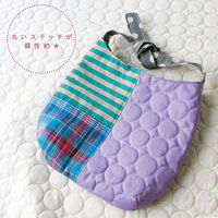 サークルステッチキルティング生地 -サーキュル- カーキ×グレー 5Mカット CIRQL-15-5M 1セット(5m切売カット)（直送品）