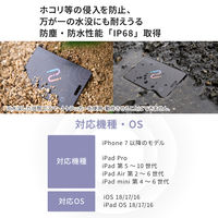 エレコム スマートタグ 紛失防止 カード 厚み1.7mm 電池寿命最大5年 使い切りタイプ LGTーELNNCD1BKA 1個