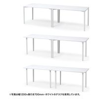 サンワサプライ eテーブル 受注生産品 幅1600×奥行600mm ブラック MEF-16060BK 1台（直送品）