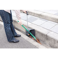 テラモト ２Ｗａｙチリトリ ブラウン 屋内外用 ちりとり DP4720004　1個