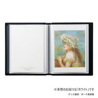 リヒトラブ Collel　ポストカードアルバム Ａ6 ホワイト N467ー0 1冊