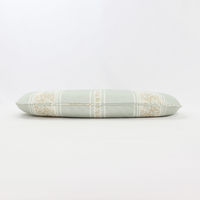 川島織物セルコン モアレストライプ シートクッション LN2713 45×43cm グリーン LN2713_98G 1枚（直送品）