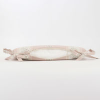 川島織物セルコン モアレストライプ シートクッション LN2713 45×43cm ピンク LN2713_98P 1枚（直送品）