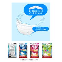 白元アース 快適ガードプロ ふつうサイズ グレースタイル 曇りにくい　使い捨て　バイカラー　プリーツマスク 1袋（5枚入）