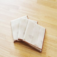 ボリス かや織りふきん 約30×30cm 台拭き 顔だけボリス 1パック（3枚入）オカトー