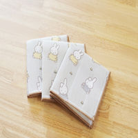 ミッフィー かや織りふきん 約30×30cm 台拭き ミッフィーとダーン 1パック（3枚入）オカトー