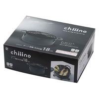 パール金属 天ぷら鍋 18cm IH対応 鉄製 チーノ 網付き 411039 1個（直送品）