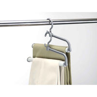 サワフジ ハンガー スラックスハンガーEX 1段 ロックグレー 463329 1個（直送品）