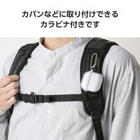 AirPods 4 ケース 用 ソフト カバー 衝撃吸収 落下防止 ホワイト AVA-AP06AIR2WH エレコム 1個（直送品）