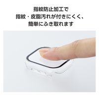 アップルウォッチ カバー Series10[42mm] フルカバー クリア AW-24BFCGOCCR エレコム 1個（直送品）