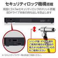 外付けブルーレイドライブ USB3.2 Gen1 超薄型 コンパクト ブラック LBD-PWC6U3CVBK ロジテック 1個