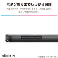 iPhone16 ケース ハイブリッド 衝撃吸収 軽量 ホワイト×クリア PM-A24AHVAIR2WH エレコム 1個（直送品）