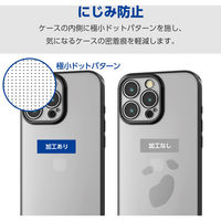 iPhone16 Pro Max ソフトケース カメラレンズ保護 メタリックブラック PM-A24DUCTMKBK エレコム 1個（直送品）