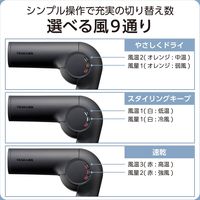 ドライヤー 大風速 速乾 軽量 コンパクト 海外対応 プロテクトイオン 折り畳み式 ブラック TD860A-K テスコム 1個（直送品）