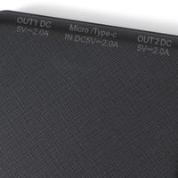 5000mAh薄型モバイルバッテリー ブラック LAKOLE/ラコレ