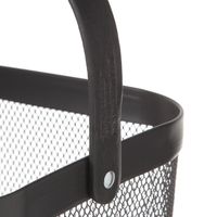 ハンドルワイヤーバスケット ブラック LAKOLE/ラコレ