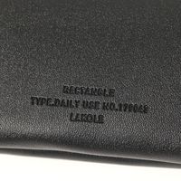 PUポケットティッシュケース ブラック LAKOLE/ラコレ