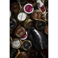 矢澤 YAZAWA SHOE CARE ワックスシューポリッシュ ブラック 50mL 4947237830214 1個