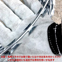 ＮＴＹ 有刺鉄線カミソリワイヤー 最大10mまで可能 コイル径約45cm 鉄亜鉛メッキ 1巻（直送品）