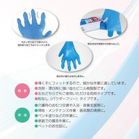 ミズムジャパン MISM ポリエチレン手袋 S 粉なし 100枚入り ブルー 【食品衛生法適合】 1箱（直送品）