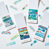 キングジム マスキングテープ KITTA キッタクリア（フラワー）40枚入（10枚×4柄）KITT009