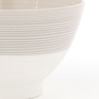 ツヤツヤ塗分け汁椀2 アイボリー LAKOLE/ラコレ