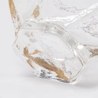 GOLDラインガラス小鉢B クリア 1セット（1個×2） LAKOLE/ラコレ