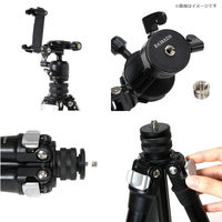 TOKIWA STYLE(トキワスタイル) TA304AS+BA38ADS アルミ4段三脚スマホアダプター付雲台セット 1セット（直送品）