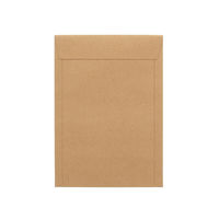 HEIKO 紙製クッション付き宅配平袋 茶 220×310mm 封かんシール付 1セット（1袋（10枚入）×5） 004192027