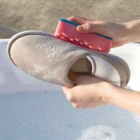 オオサキメディカル かかと付室内シューズ L ネイビー 75209 1足