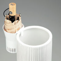 karari（カラリ） 珪藻土 折りたたみ傘用フック式ホルダー アンブレラスタンド 1本用ワイド HO2067 傘立て 1個