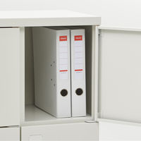 エムテックス スチールスリッパ＆シューズロッカー 6人用 扉付き シリンダー錠 273990 1台