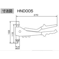 ロブテックス ハンドナッターツールキッド HND105 　1セット