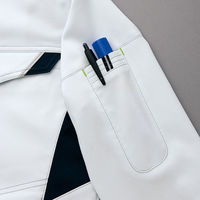 アイトス HERO’S UNIFORM 長袖シャツ（男女兼用） シルバーグレー M AZ-2535-003-M（直送品）