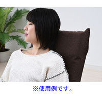 YAMAZEN（山善）コンパクトに2つ折りできるハイバック座椅子幅430×奥行570～920×高さ200～660mmブラウンIHZ-43（BR） 1脚（直送品）