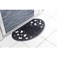 山崎産業 コンドル ラバーマットプリティキャット 40×75 ブラック 4903180196319 1箱(1枚入)